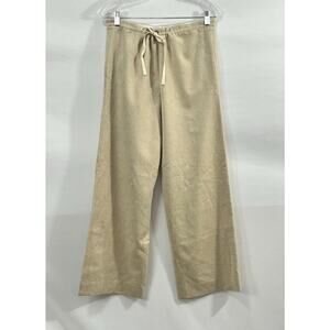 ATTERSEE Sz S Small Relaxed Cashmere Pants 100% Cashmere NWT Cream